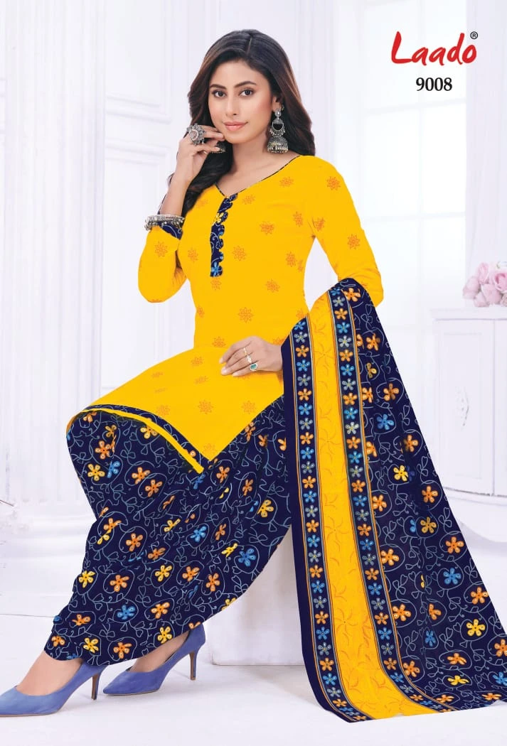 Laado Nadiya Patiyala Vol-9 - Dress Material